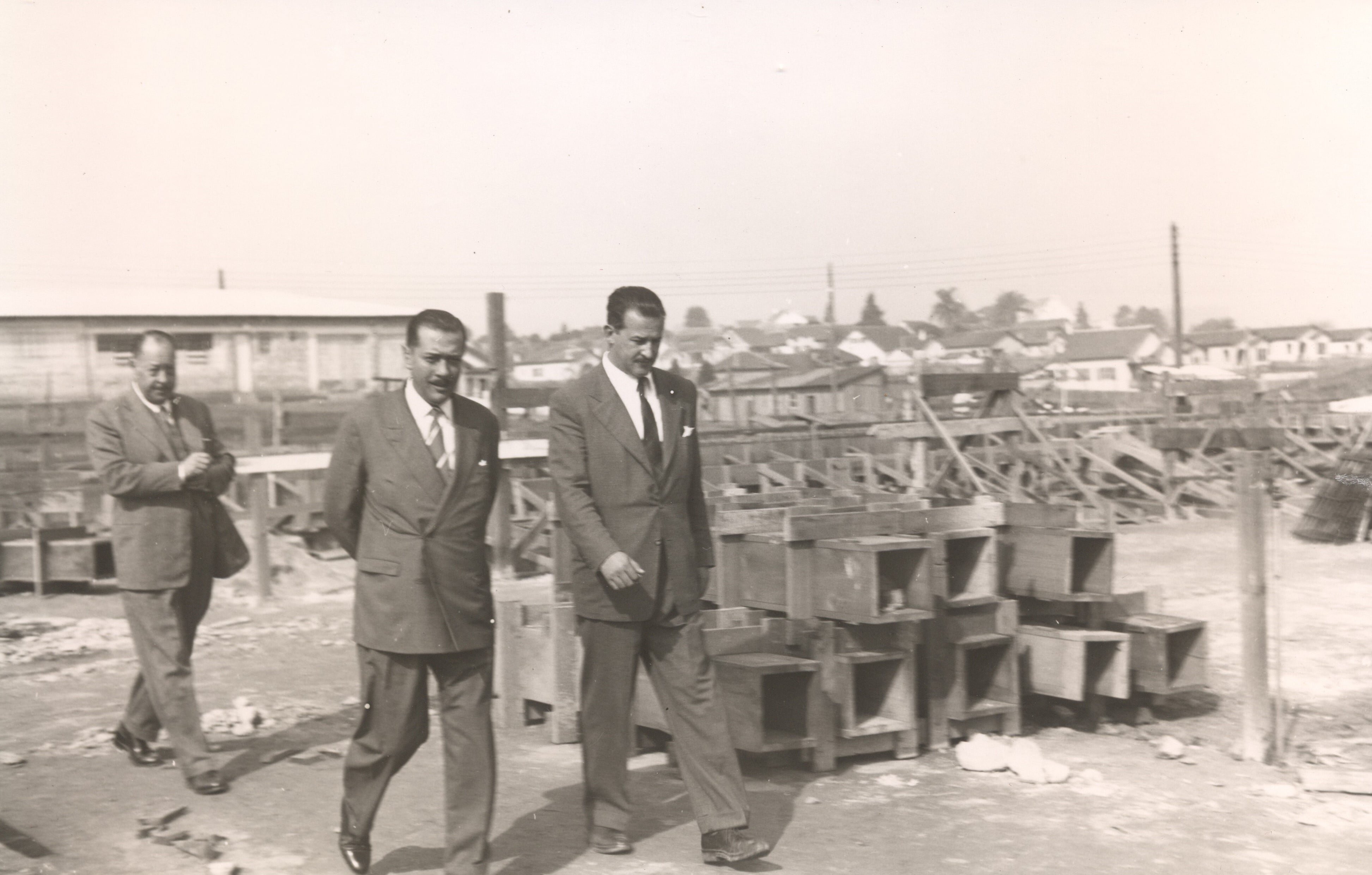 Obras do Centro Cívico - 1952