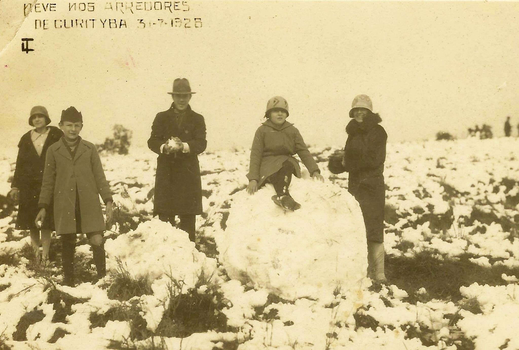 Neve em Curitiba - 1928