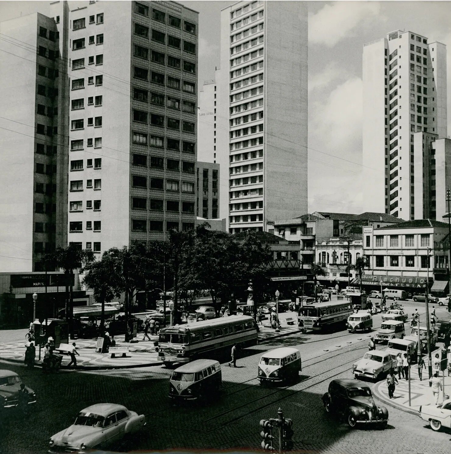 Praça Zacarias - Década de 1960