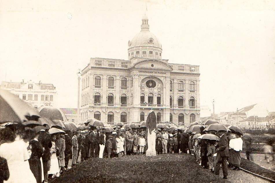 Inauguração da herma do Padre Ildefonso Xavier no Centenário da Independência - 1922