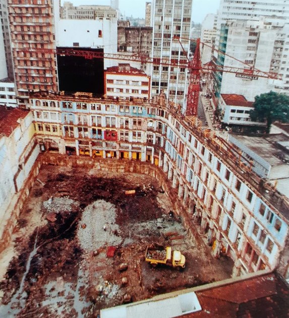 Obras do Palácio Avenida - Década de 1980