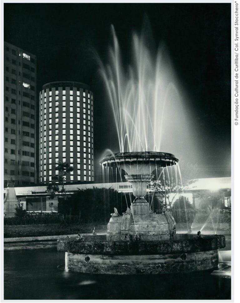 Chafariz da Praça Santos Andrade - 1969